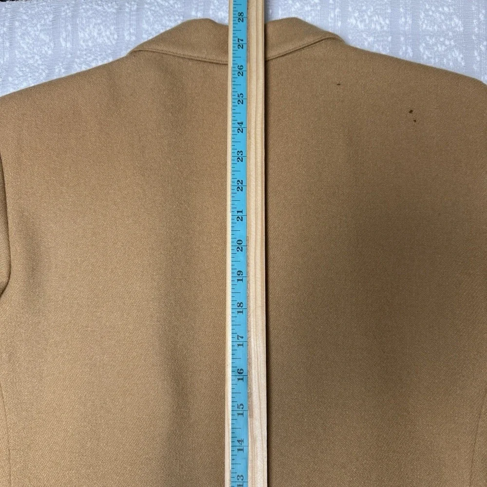 VTG Devon Womens Pure Wool‎ Blazer Size 12 Equestrian Career Minimalist